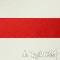Satijnlint 25mm Rood