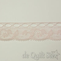 Kant Katoen Zacht roze 22mm