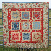 Quilt Ster Patroon Quilt Prairie Paisley