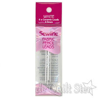 Sewline Fabric Pencil Leads (Potloodvulling) - Wit