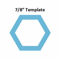 Template I-Spy | Hexagon 7/8inch [TempHex78]