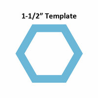 Hexagon 1-1/2inch - Template I-Spy 