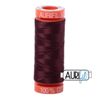 Aurifil Mako50 #2468 Dark Wine - 200mtr