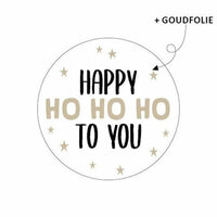 Kadostickers | Happy Ho Ho Ho to you - 10stuks