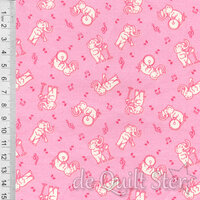 SALE Nana Mae 6 | Musical Elephants Pink [364-22]