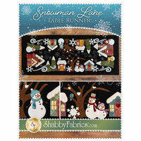 Shabby Fabrics | Patroon - Snowman Lane [SF49993] Wolvilt Appliqu&eacute;