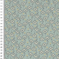 Farmhouse | Poppy Stems Dusty Teal [1357T]