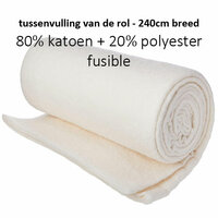 Hobbs Heirloom 80/20 Katoen/Polyester FUSIBLE - 240cm