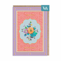 V&amp;A Museum | Dubbele kaart | Cottagecore bouquet [12604]