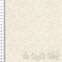 Basics Wit-op-wit | Viooltjes Ecru/Tan [21677]