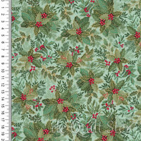 Good Tidings | Holly Bush Mid Green [107G5]