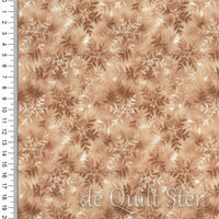 COUPON Classic Christmas | Cream &amp; Latte Snowflakes 34x110cm