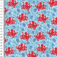 Deep Blue Sea | Octopus Light Blue [140B2]