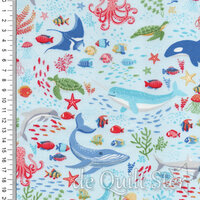 Deep Blue Sea | Creatures Light Blue [137B2]