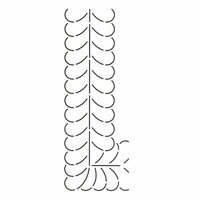 Quilt Sjabloon Rand 3inch [783]