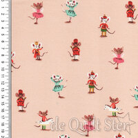 Heather Ross | Nutcracker Mice Peach [50166D-3]