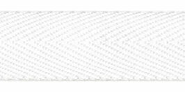 Keperband | 25mm - Wit Katoen