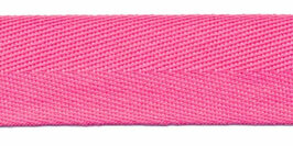 Keperband | 25mm - Hard Roze