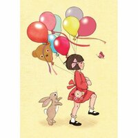 Ansichtkaart Belle &amp; Boo | Birthday Balloons