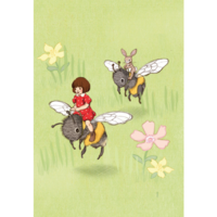 Ansichtkaart Belle &amp; Boo | Bee Adventure
