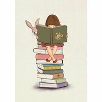 Ansichtkaart Belle &amp; Boo | Little Library