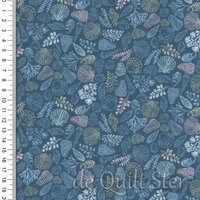 Makower | Driftwood - Shells Blue [176B]
