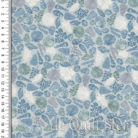 Makower | Driftwood - Shells Green [176G]