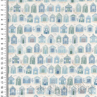 Makower | Driftwood - Beach Huts Light Cream [174Q1]