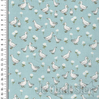 Makower | Little Ones - Ducks Teal [190T]