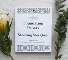 Jen Kingwell - Foundation Piecing Papers 'Shooting Star' [JKD-8922]