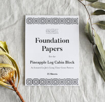 Jen Kingwell - Foundation Piecing Papers 'Pineapple Log Cabin' [JKD-8885]