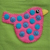 Sue Spargo Kit | Polka Dot Bird - colorway 4