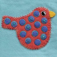 Sue Spargo Kit | Polka Dot Bird - colorway 2