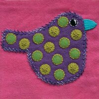 Sue Spargo Kit | Polka Dot Bird - colorway 1