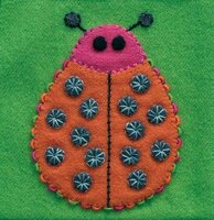 Sue Spargo Kit | Ladybug - colorway 3