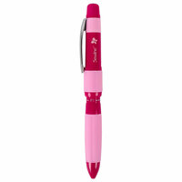 Sewline Trio Pencil (Markeerpen) - White, Black &amp; Pink [FAB50030]