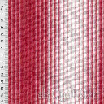 COUPON Pinstripe | Red [2088R] 35x110cm
