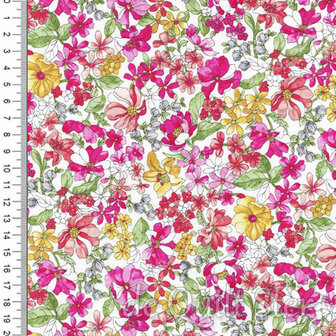 COUPON Unfinished Field of Flowers | multi [0555-0546] 93x110cm