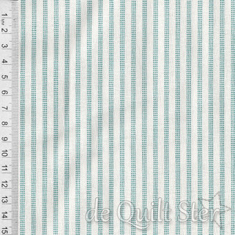 COUPON Tilda Tea Towel | Scone Stripes Teal [130064] 90x110cm