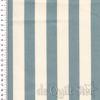 Big Stripe | 7/8inch teal/creme [88610]