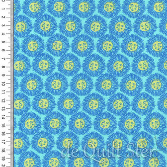 Kiamesha | Zonnetjes blauw/geel [11858-12]