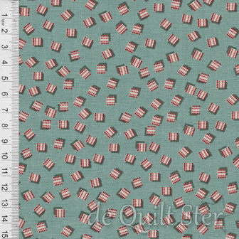 COUPON Wallpaper & Paint teal-rood [7907-0111] 100x110cm