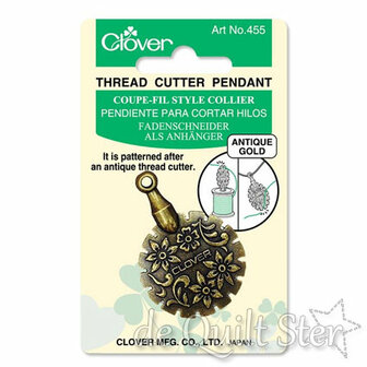 Clover Thread Cutter Hanger Antiek-brons [455]