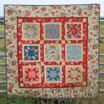 Quilt Ster Patroon Quilt Prairie Paisley