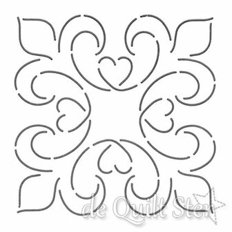 Quilt Sjabloon Blok 6inch [HW55]