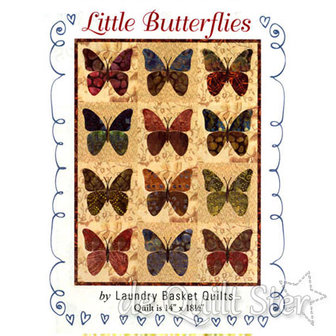 Laundry Basket Quilts Patroon Little Butterflies