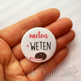 Button Meten is Weten