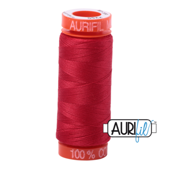 Aurifil Mako50 #2250 Red  - 200mtr