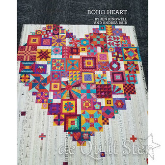 Jen Kingwell - Patroon &#039;Boho Heart&#039; 