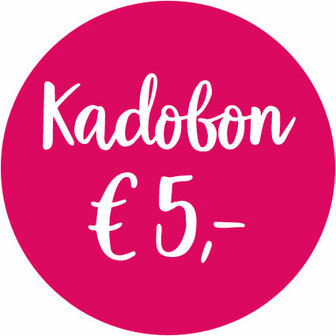 Kadobon € 5,00